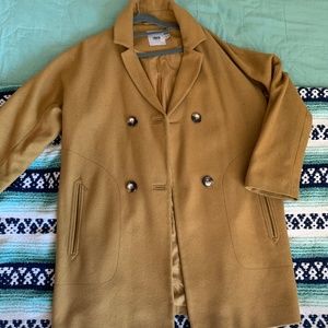 ASOS mid-weight double breasted wool coat